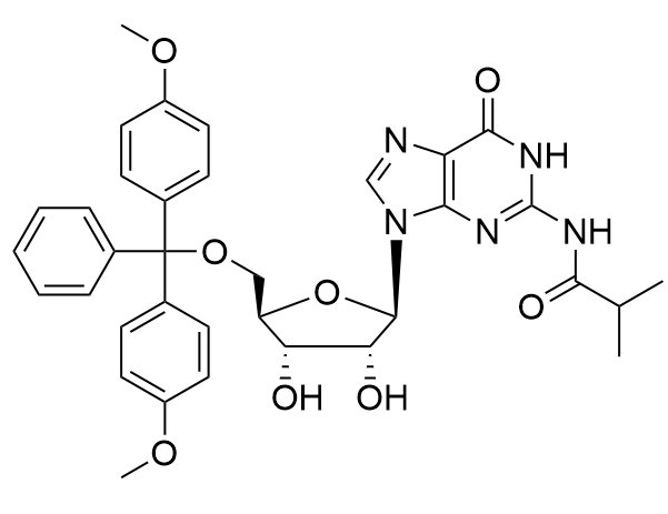 5'-O-(4,4'-二甲氧基三苯甲基)-N2-異丁酰基-2'-鳥(niǎo)苷